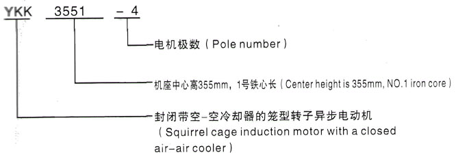 YKK系列(H355-1000)高压YKK6303-8/1120KW三相异步电机西安泰富西玛电机型号说明